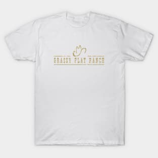 Grassy Flat Ranch Center Hat Logo T-Shirt